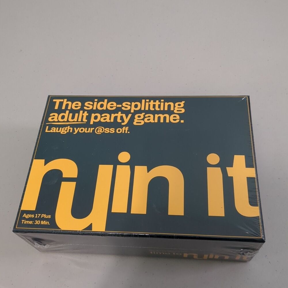 Ruin It - Adult Party Games Fun Board Game Game Night 18 + BRAND NEW & SEALED!
